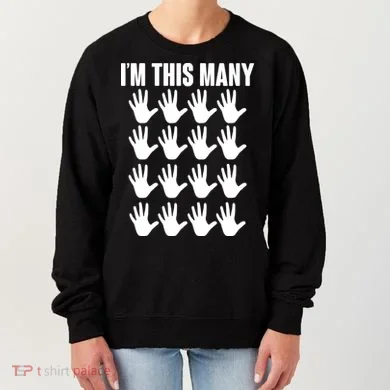 I'm This Many - 80th Birthday Women's Sweatshirt