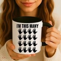 I'm This Many - 80th Birthday Coffee Mug thumb 3