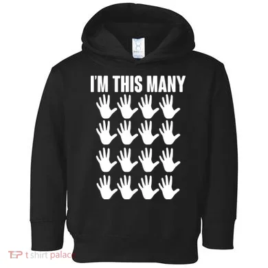 I'm This Many - 80th Birthday Toddler Hoodie