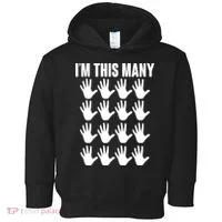I'm This Many - 80th Birthday Toddler Hoodie thumb 0