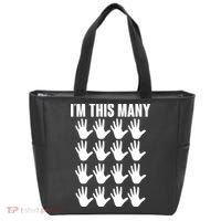 I'm This Many - 80th Birthday Tote Bag thumb 0