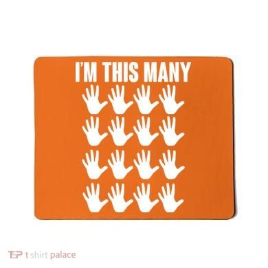 I'm This Many - 80th Birthday Mousepad
