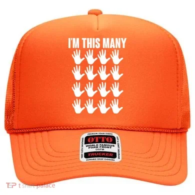I'm This Many - 80th Birthday Hat