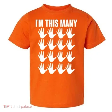 I'm This Many - 80th Birthday Toddler T-Shirt