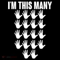 I'm This Many - 90th Birthday Apron thumb 3