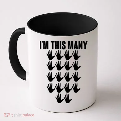 I'm This Many - 90th Birthday Coffee Mug