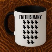 I'm This Many - 90th Birthday Coffee Mug thumb 2