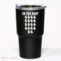 I'm This Many - 90th Birthday Tumbler thumb 0