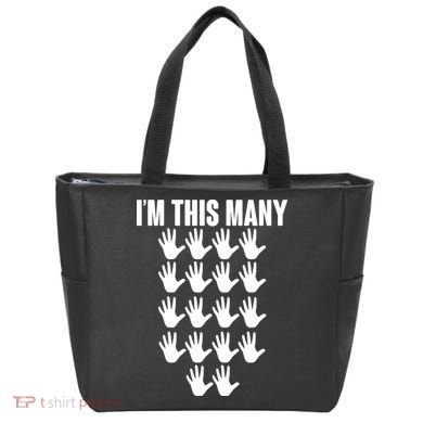 I'm This Many - 90th Birthday Tote Bag