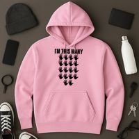 I'm This Many - 90th Birthday Hoodie thumb 3