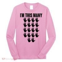 I'm This Many - 90th Birthday Long Sleeve Shirt thumb 0