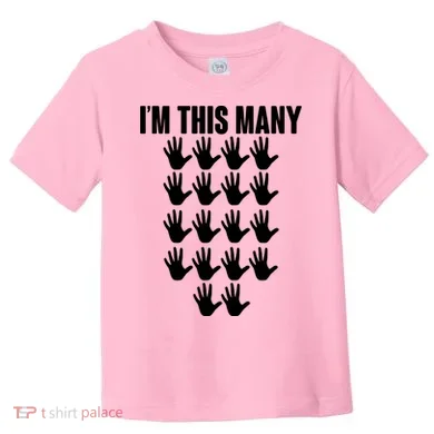 I'm This Many - 90th Birthday Toddler T-Shirt
