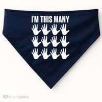 I'm This Many 60th Birthday USA-Made Doggie Bandana thumb 0