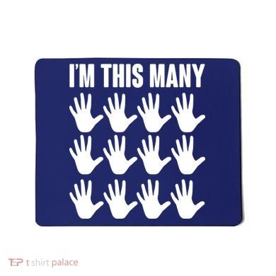I'm This Many 60th Birthday Mousepad