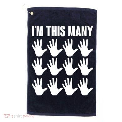 I'm This Many 60th Birthday Golf Towel