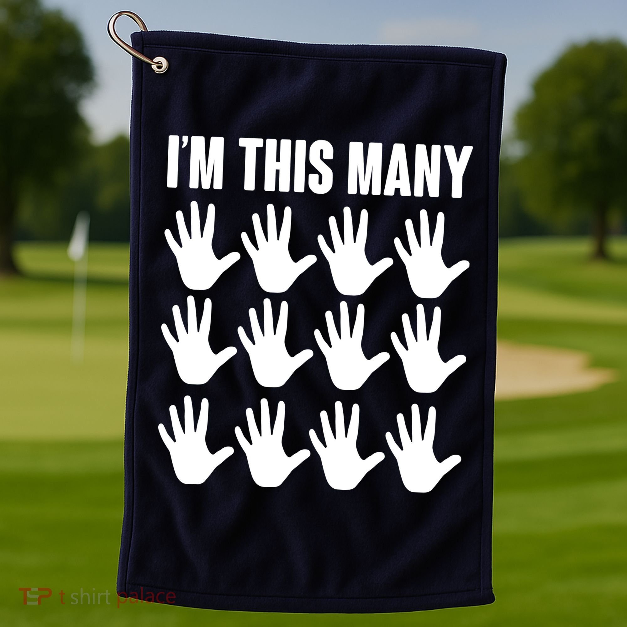 I'm This Many 60th Birthday Golf Towel