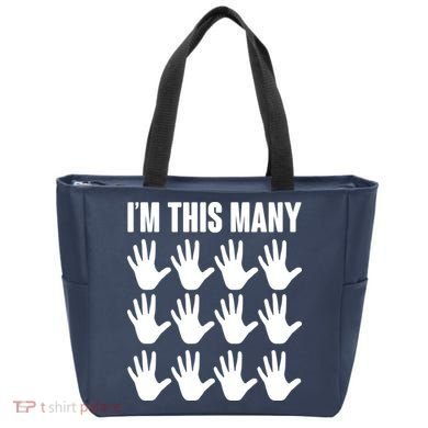 I'm This Many 60th Birthday Tote Bag