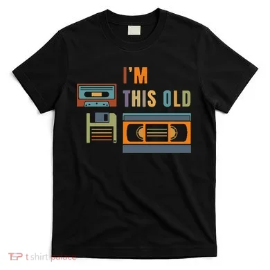 I'm This Old Retro Throwback Birthday T-Shirt