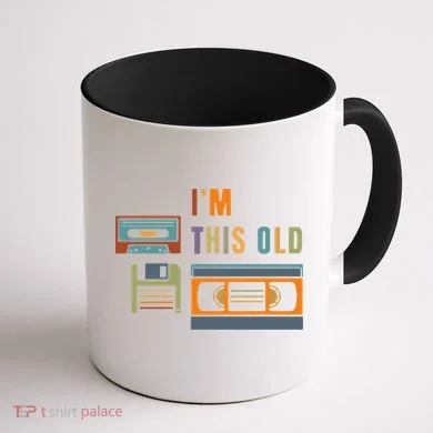 I'm This Old Retro Throwback Birthday Coffee Mug back