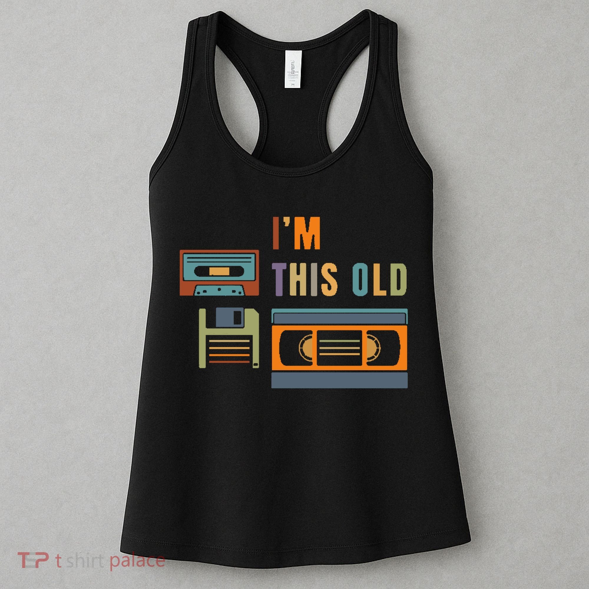 I'm This Old Retro Throwback Birthday Women's Tank Top