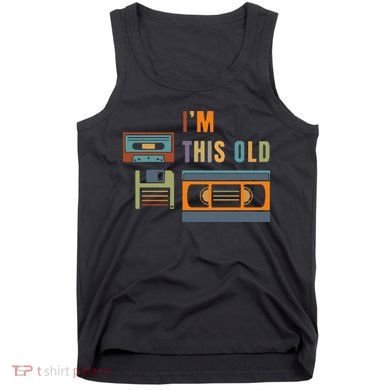 I'm This Old Retro Throwback Birthday Tank Top
