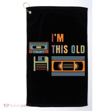 I'm This Old Retro Throwback Birthday Golf Towel