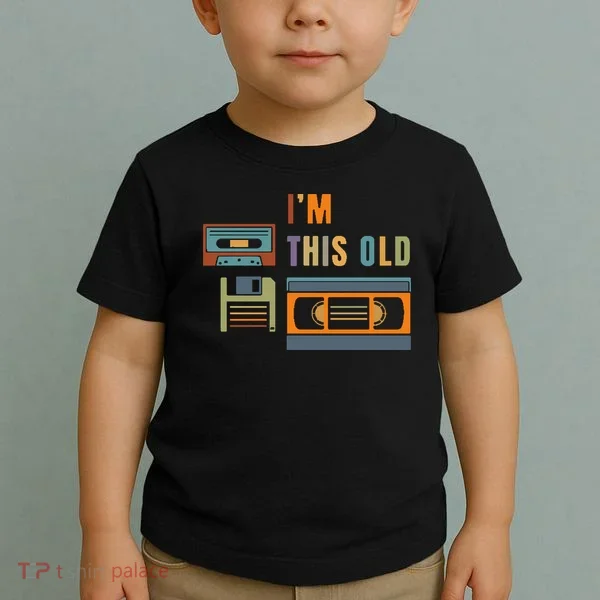 I'm This Old Retro Throwback Birthday Toddler T-Shirt
