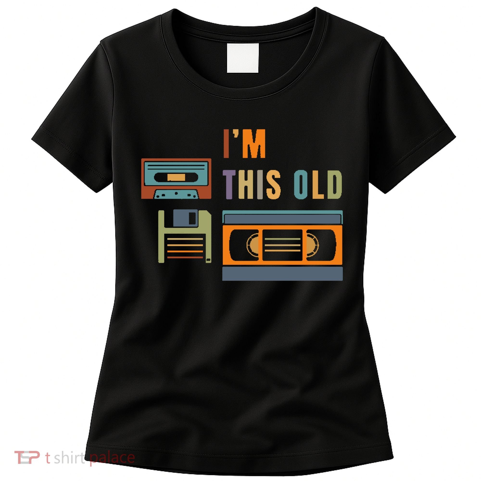 I'm This Old Retro Throwback Birthday Women's T-Shirt