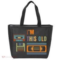 I'm This Old Retro Throwback Birthday Tote Bag thumb 0