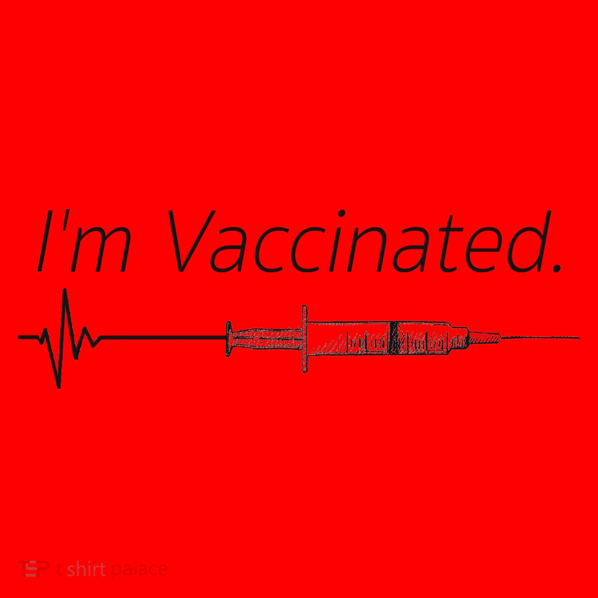 I'm Vaccinated Shot Santa Hat