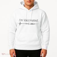 I'm Vaccinated Shot Hoodie thumb 2