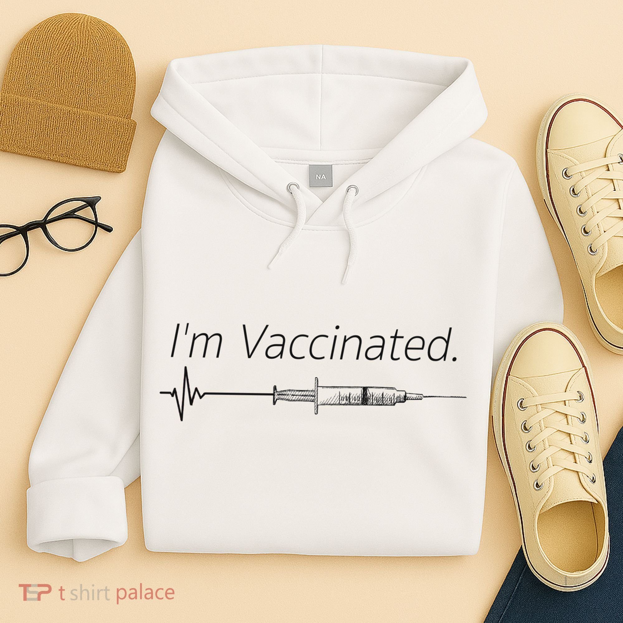I'm Vaccinated Shot Hoodie