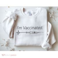 I'm Vaccinated Shot Sweatshirt thumb 2