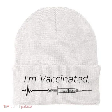 I'm Vaccinated Shot Beanie