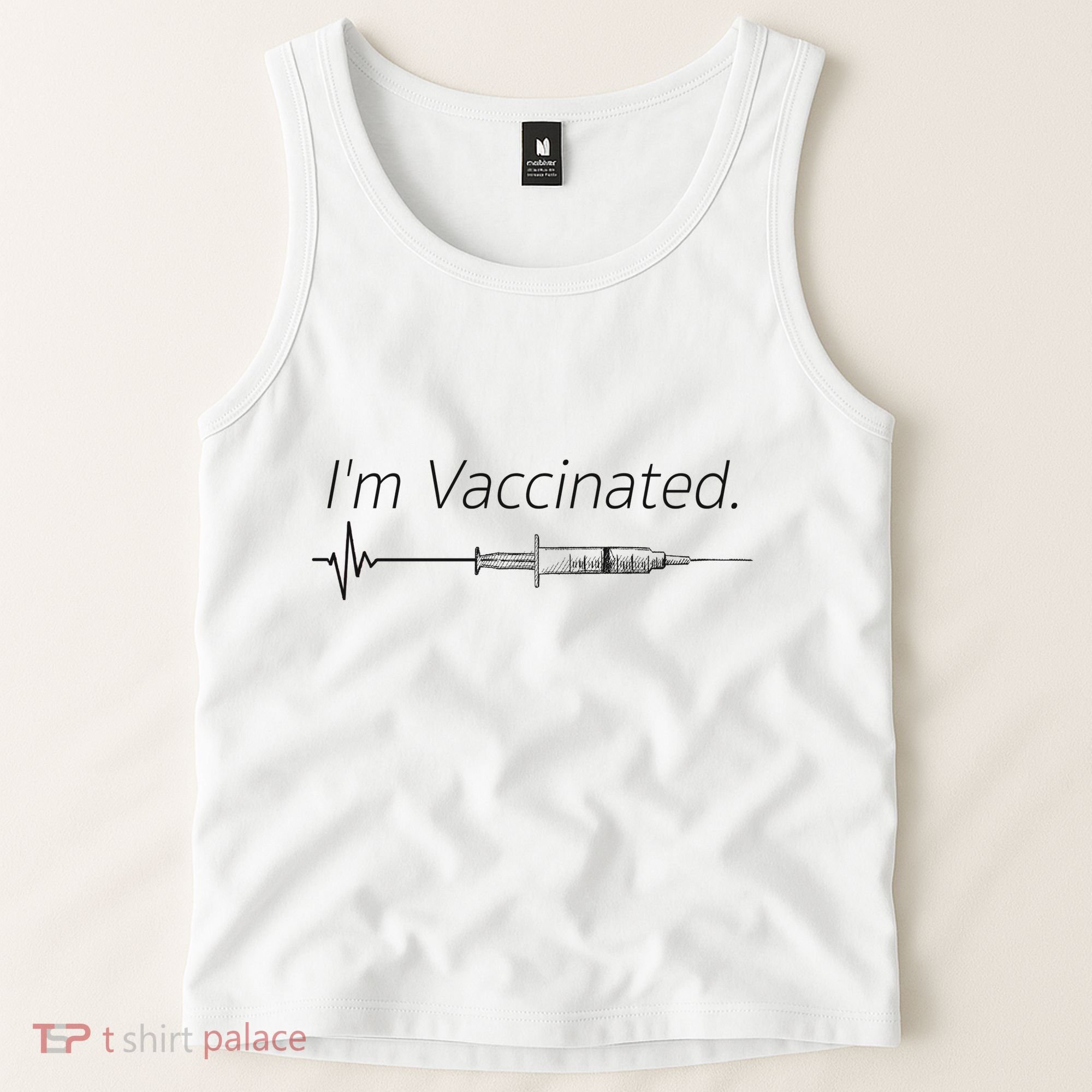 I'm Vaccinated Shot Tank Top