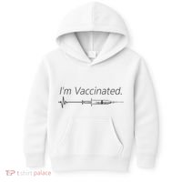 I'm Vaccinated Shot Kids Hoodie thumb 0