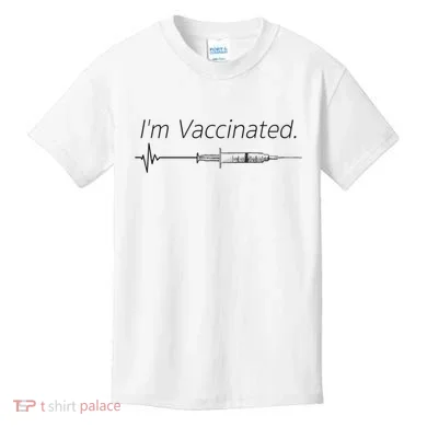 I'm Vaccinated Shot Kids T-Shirt