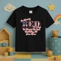 I'm Wearing Red On Fridays Until They All Come Home Toddler T-Shirt thumb 3
