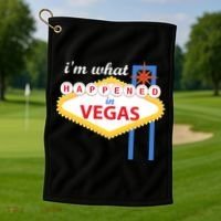 I'm what Happened in Vegas Golf Towel thumb 1