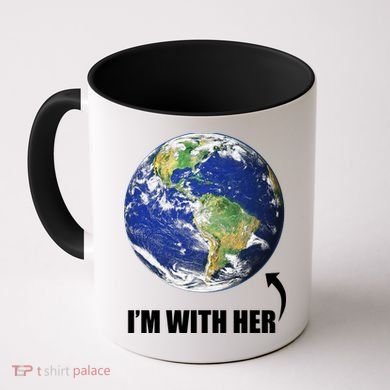 I'm With Her Earth Globe Photo March For Science Coffee Mug