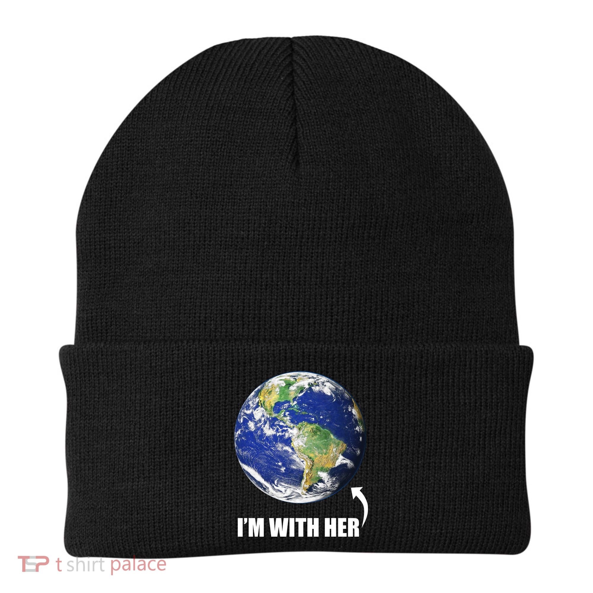 I'm With Her Earth Globe Photo March For Science Beanie