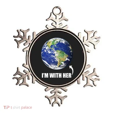 I'm With Her Earth Globe Photo March For Science Ornament