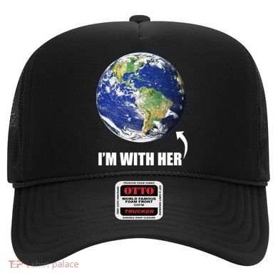 I'm With Her Earth Globe Photo March For Science Hat