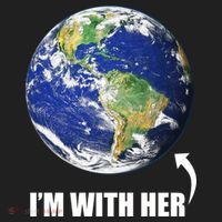 I'm With Her Earth Globe Photo March For Science Hat thumb 2