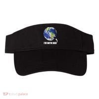 I'm With Her Earth Globe Photo March For Science Visor thumb 0