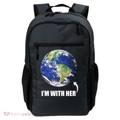 I'm With Her Earth Globe Photo March For Science Backpack