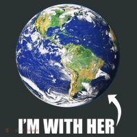 I'm With Her Earth Globe Photo March For Science Mousepad thumb 1