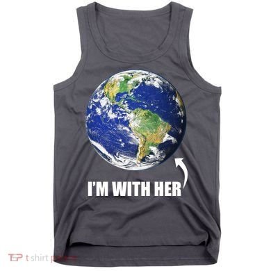 I'm With Her Earth Globe Photo March For Science Tank Top