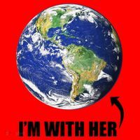 I'm With Her Earth Globe Photo March For Science Santa Hat thumb 1