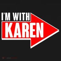 I'm With Karen Apron thumb 3